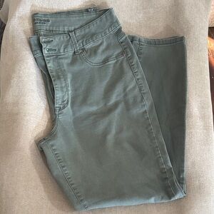 Maurices Olive High-Rise Pants